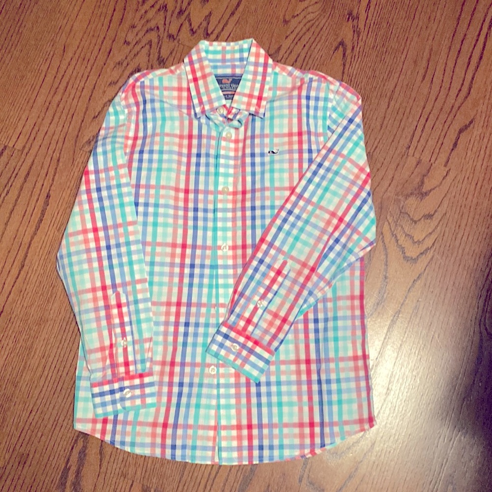 Vineyard vines boys button down